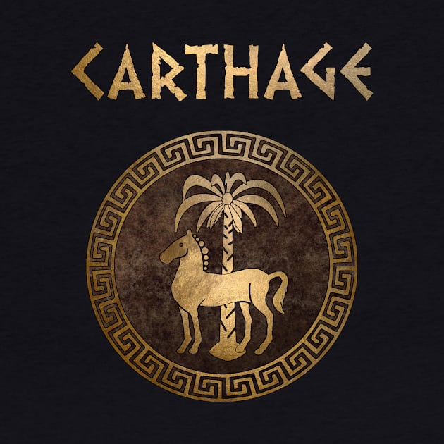 Carthage Ancient Symbol of Qart-Hadasht by AgemaApparel